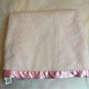 Little MeSoft Pink Blanket with Satin Trim backing